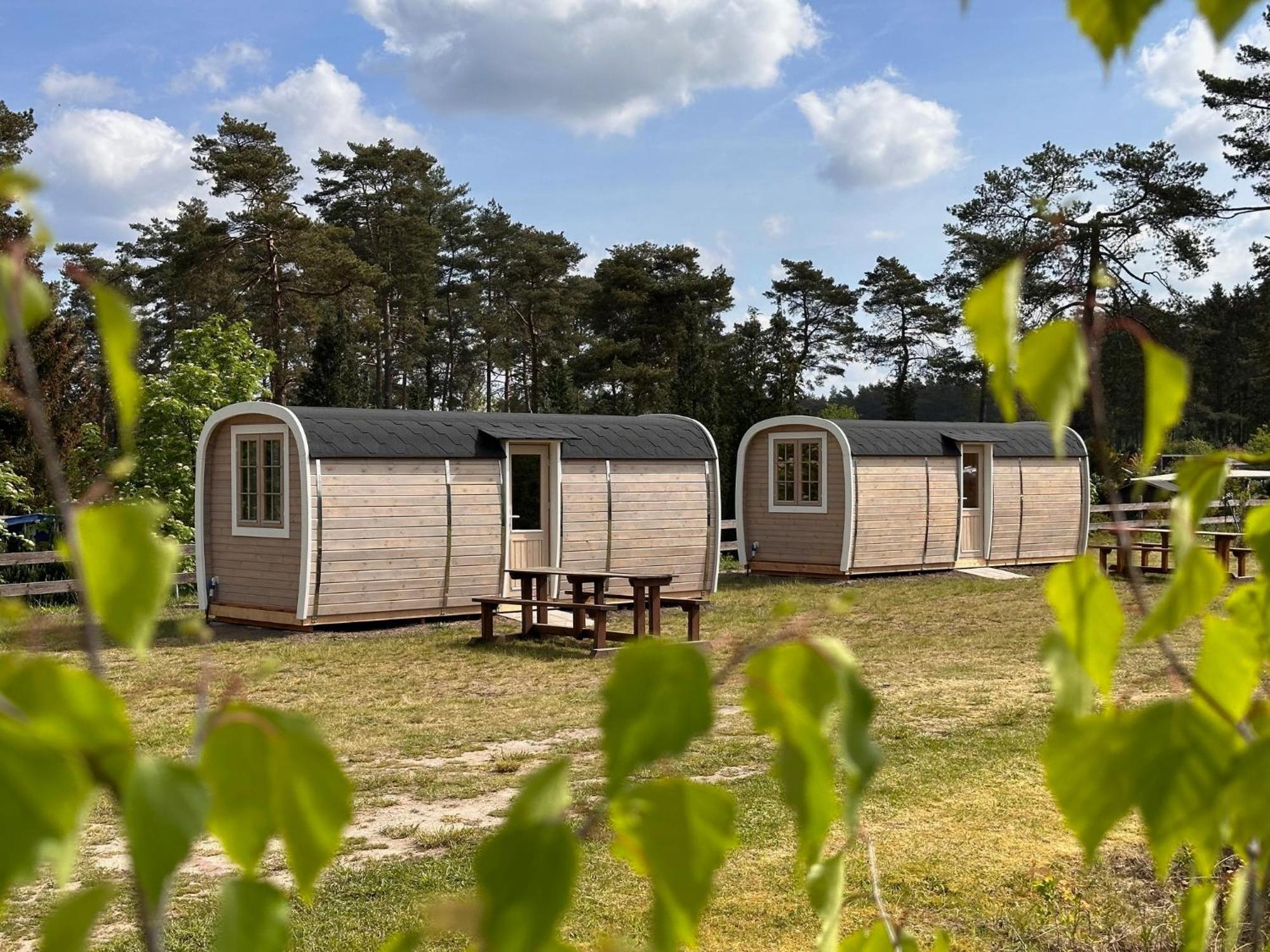 Naturcamping Lueneburger Heide - Chalets & Tiny Haeuser Soltau Esterno foto