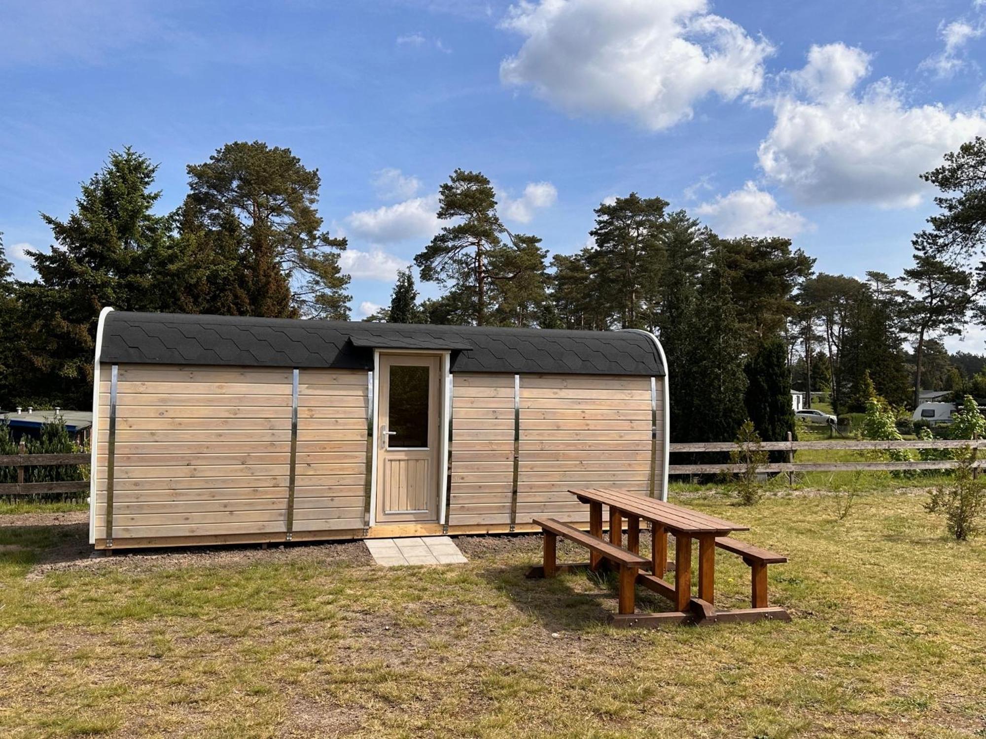 Naturcamping Lueneburger Heide - Chalets & Tiny Haeuser Soltau Esterno foto