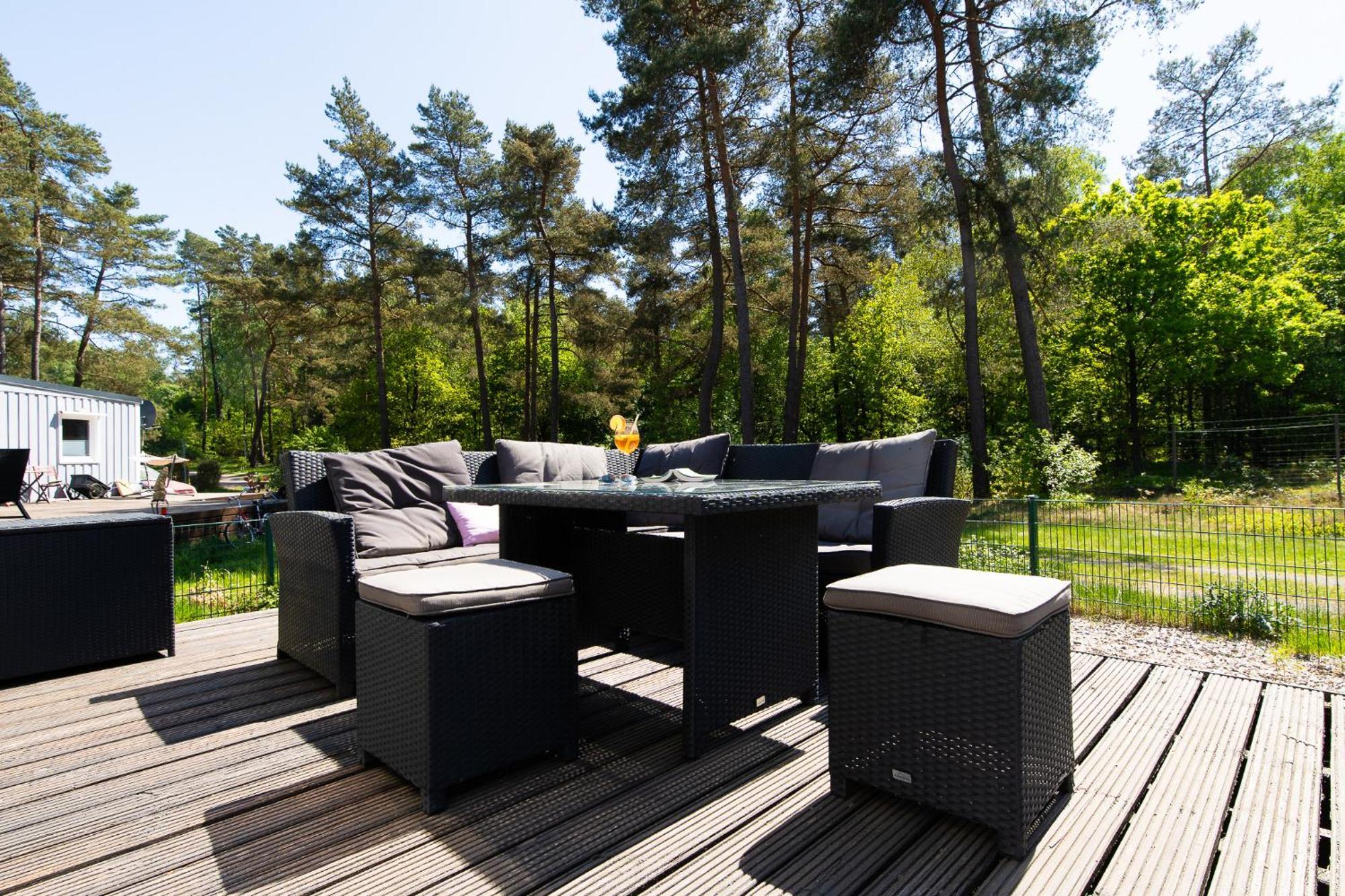 Naturcamping Lueneburger Heide - Chalets & Tiny Haeuser Soltau Esterno foto